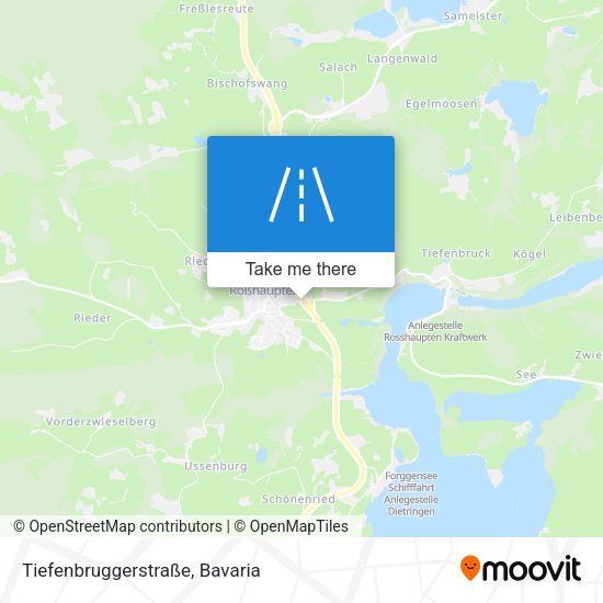Tiefenbruggerstraße map