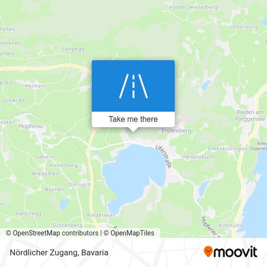 Nördlicher Zugang map