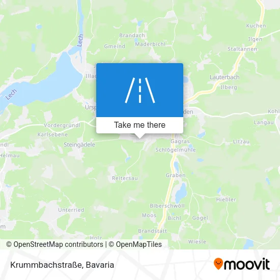 Карта Krummbachstraße