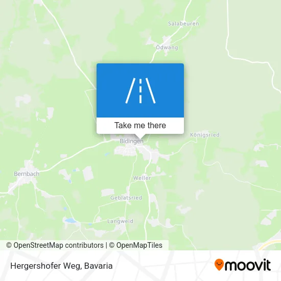 Карта Hergershofer Weg