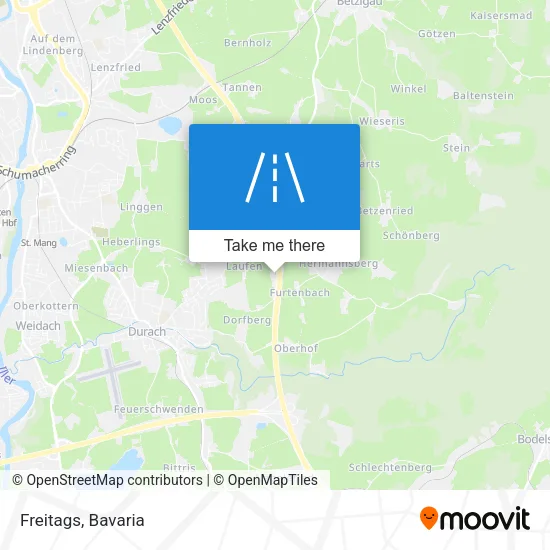 Карта Freitags