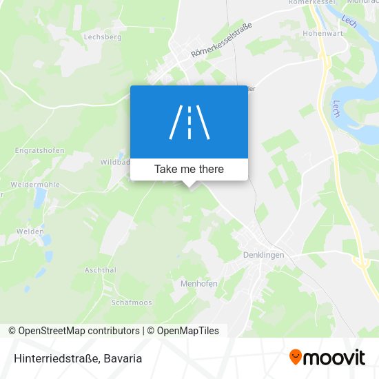 Hinterriedstraße map