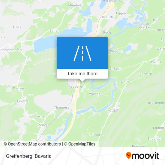 Карта Greifenberg