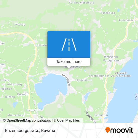 Enzensbergstraße map