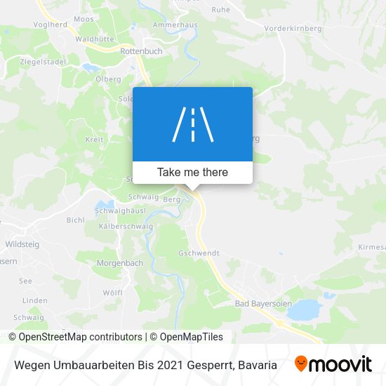Wegen Umbauarbeiten Bis 2021 Gesperrt map