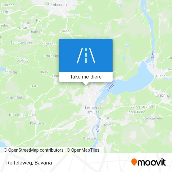 Reiteleweg map