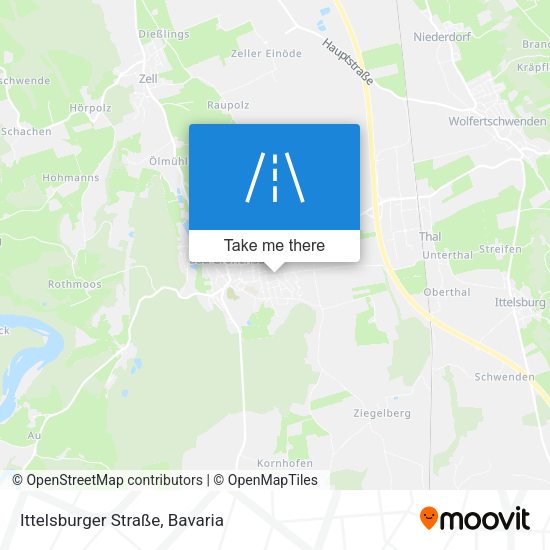Ittelsburger Straße map