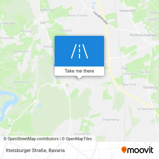 Ittelsburger Straße map