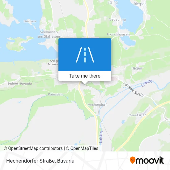 Карта Hechendorfer Straße