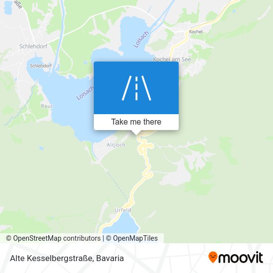 Alte Kesselbergstraße map