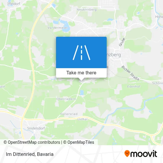 Im Dittenried map