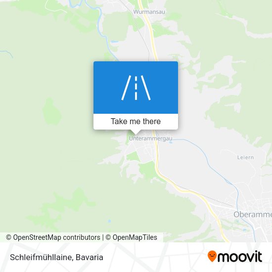 Schleifmühllaine map