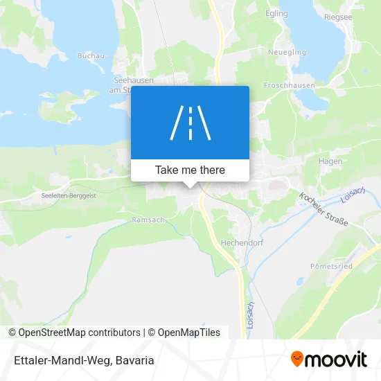 Карта Ettaler-Mandl-Weg