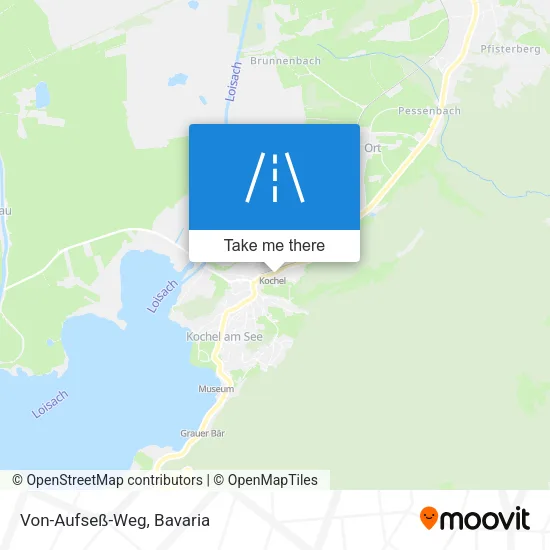 Карта Von-Aufseß-Weg