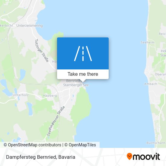 Dampfersteg Bernried map
