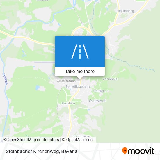 Steinbacher Kirchenweg map