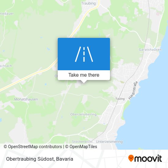 Obertraubing Südost map