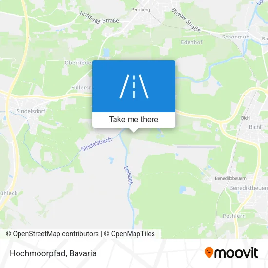 Hochmoorpfad map