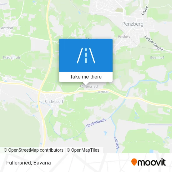 Карта Füllersried