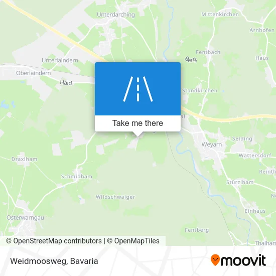 Карта Weidmoosweg
