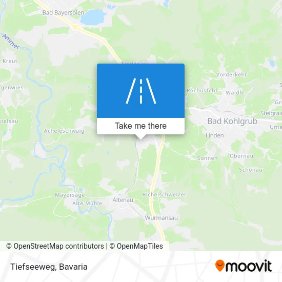 Карта Tiefseeweg