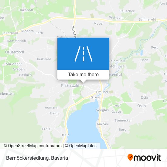 Bernöckersiedlung map