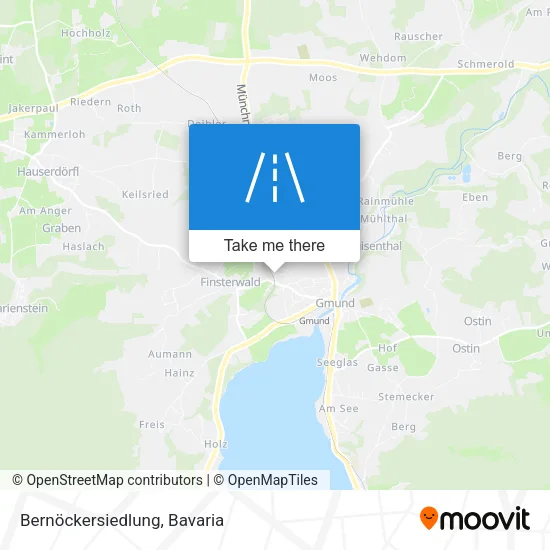 Карта Bernöckersiedlung