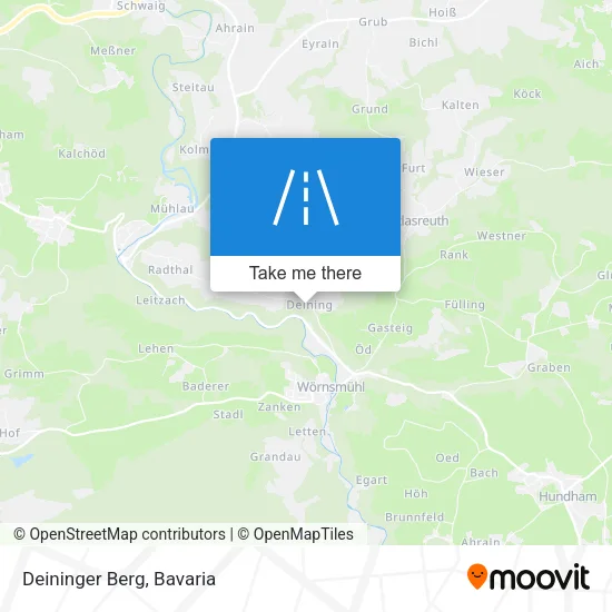 Карта Deininger Berg