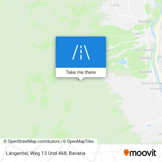 Карта Längental, Weg 13 Und 468