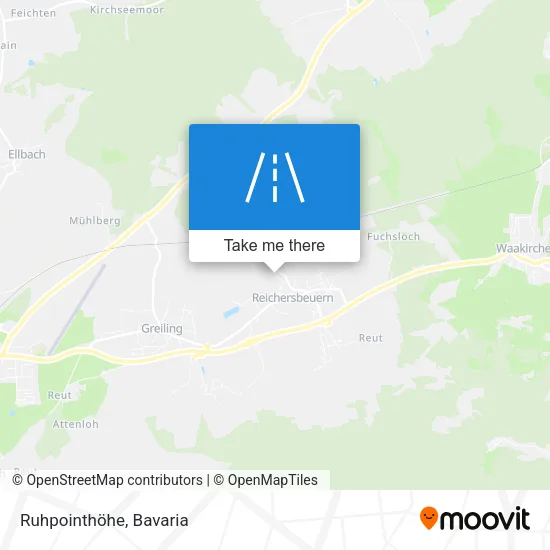 Карта Ruhpointhöhe