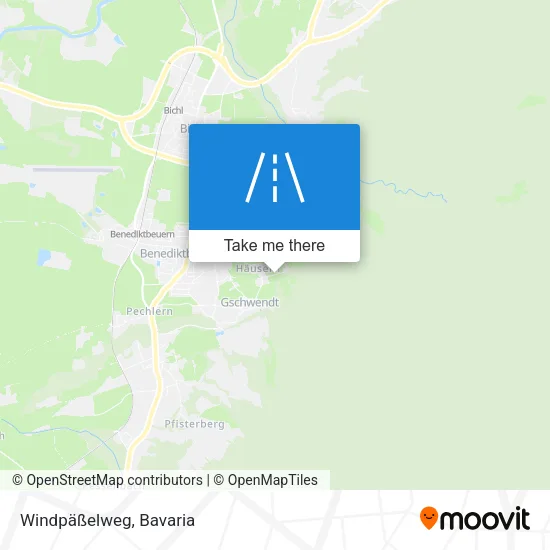 Windpäßelweg map