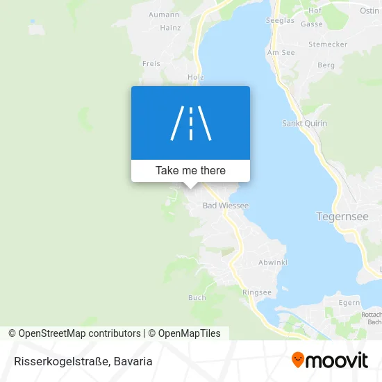 Risserkogelstraße map