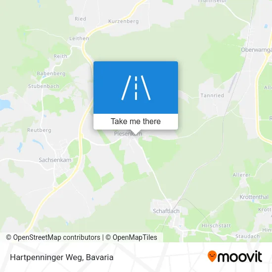 Карта Hartpenninger Weg