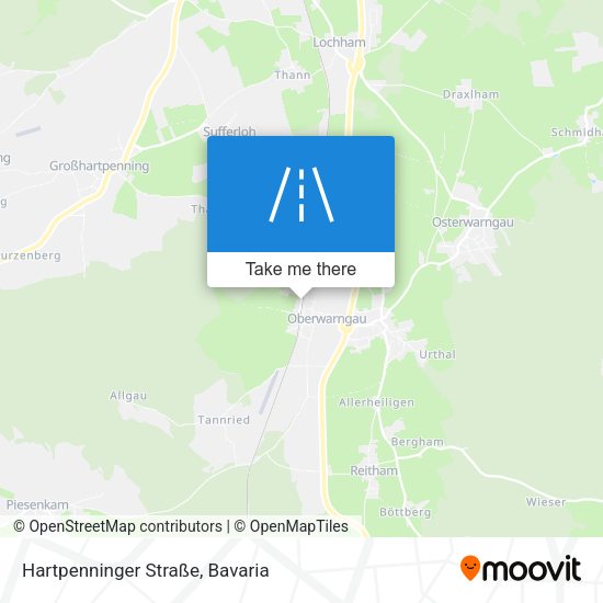 Hartpenninger Straße map