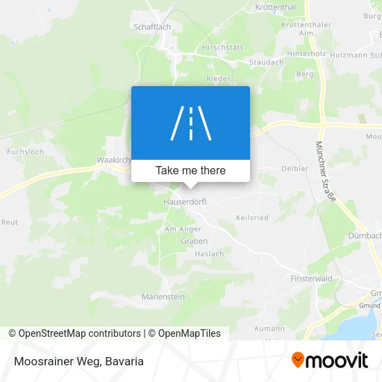 Карта Moosrainer Weg