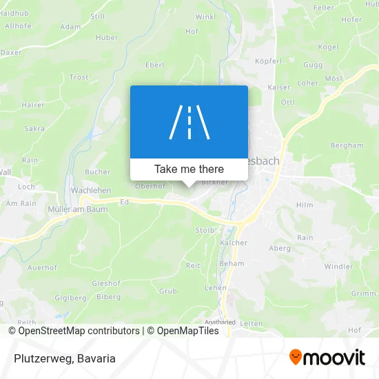 Plutzerweg map
