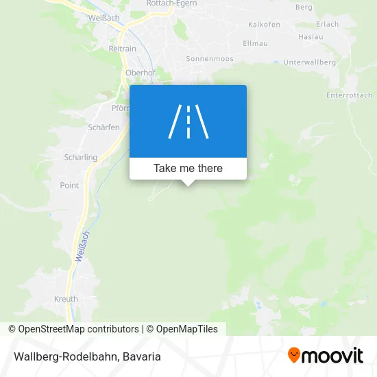 Карта Wallberg-Rodelbahn