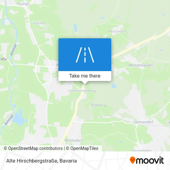 Карта Alte Hirschbergstraße