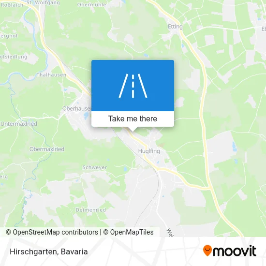 Hirschgarten map