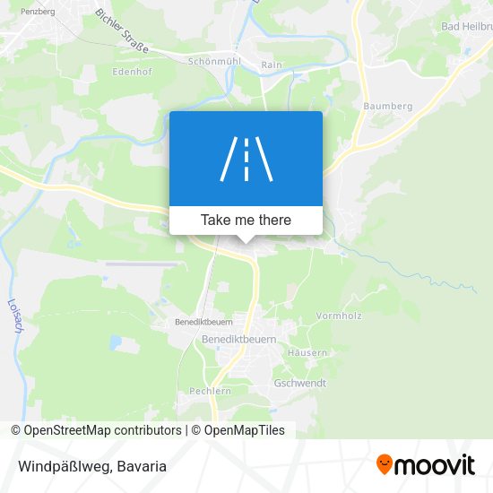 Windpäßlweg map