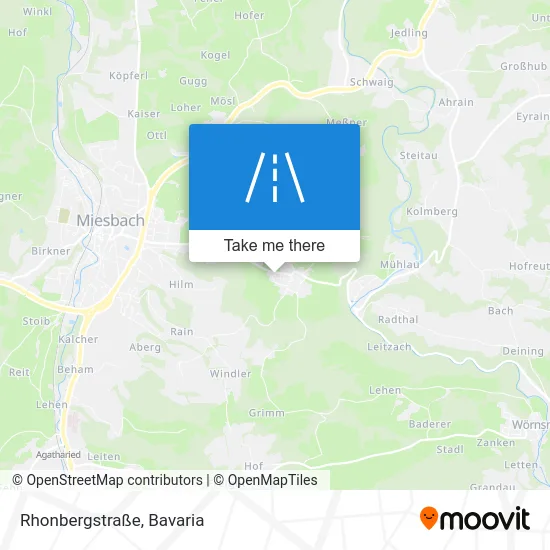 Rhonbergstraße map