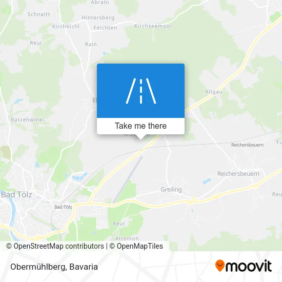 Карта Obermühlberg