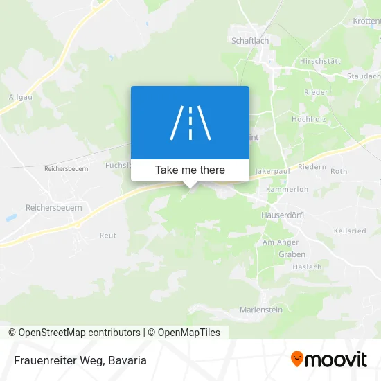 Frauenreiter Weg map