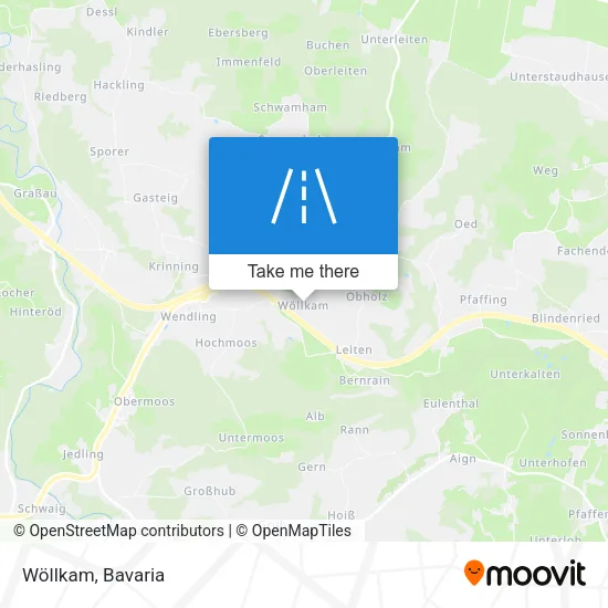 Wöllkam map