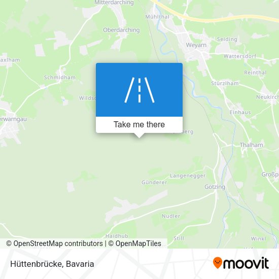 Hüttenbrücke map
