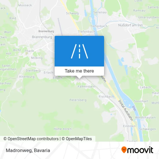 Madronweg map