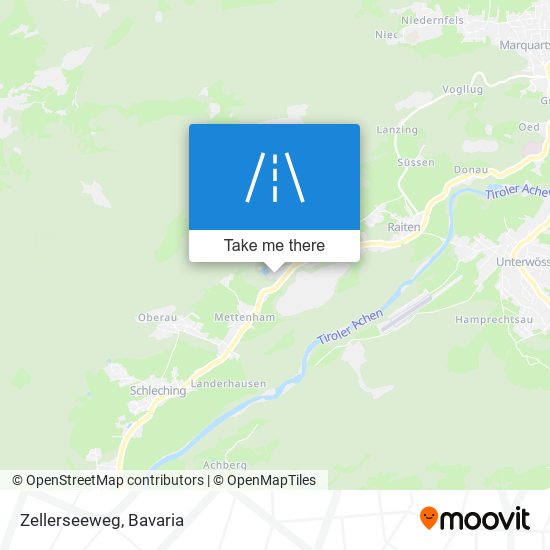 Zellerseeweg map
