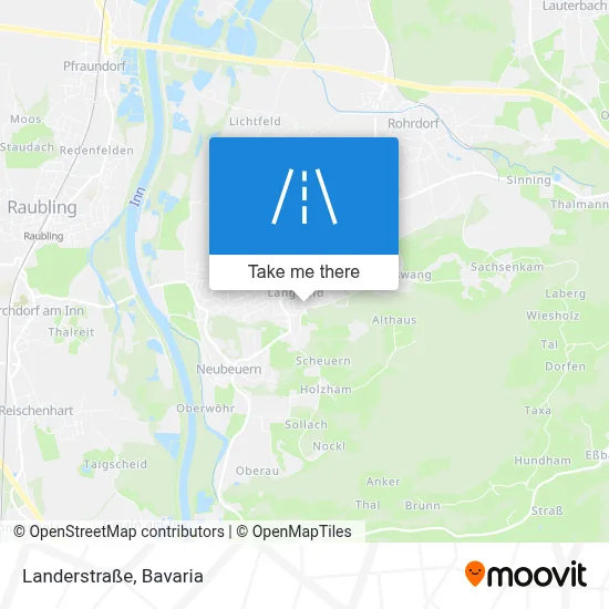 Landerstraße map
