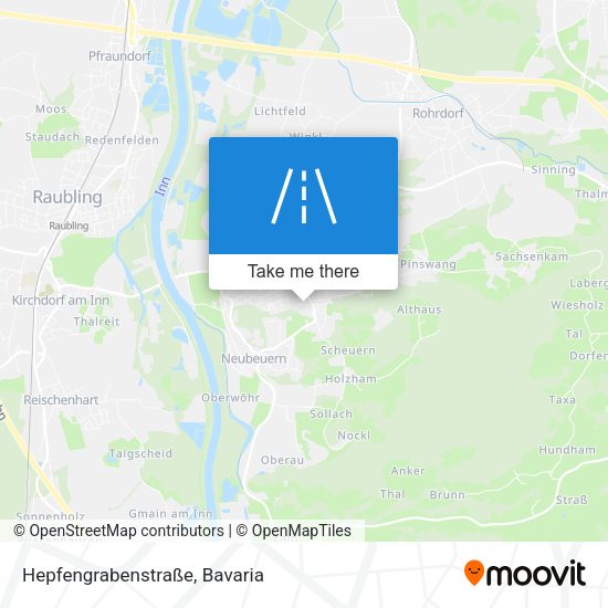 Hepfengrabenstraße map