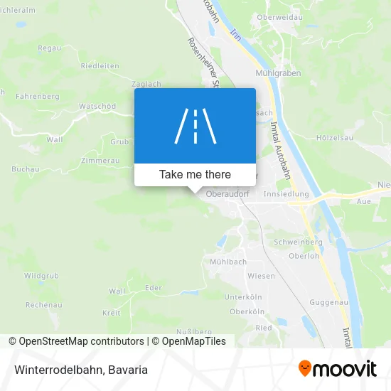 Карта Winterrodelbahn